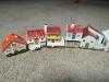 Hand Painted Ceramic Miniature Houses Assorted European Style - 2