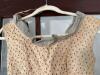 Golden Juniors Eyelet Lace Dress with Blue Velvet Ribbon - 2