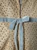 Golden Juniors Eyelet Lace Dress with Blue Velvet Ribbon - 9