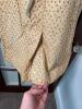 Golden Juniors Eyelet Lace Dress with Blue Velvet Ribbon - 10