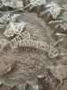 25th Anniversary Frosted Glass Plate With Floral Design - 2