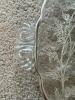25th Anniversary Frosted Glass Plate With Floral Design - 3