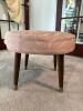 Mid-Century Modern-Style Upholstered Footstool - 2