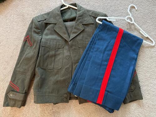 Military Uniform Jacket and Pants Set