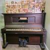 Laffargue New York Player Piano with Large Piano Roll Collection