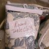 Basket of Tablecloths, Assorted Shapes and Designs - 4