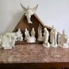 Porcelain Nativity Figurines, 7.5" Tall