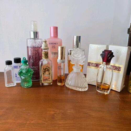 Vintage and Modern Perfume, Cologne, and Body Splash Bottles
