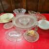 Assorted Glass and Porcelain Serving Dishes