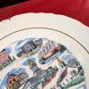 Decorative Plates, Religious & Souvenir, Gilt Details - 6