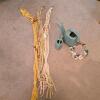 Plastic Watering Cans, Macrame Plant Hangers, Garden Plaque - 2