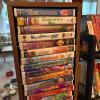 Large Assorted Family VHS and DVD Movies Lot with Stands - 2