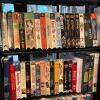 Large Assorted Family VHS and DVD Movies Lot with Stands - 7