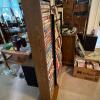 Large Assorted Family VHS and DVD Movies Lot with Stands - 12
