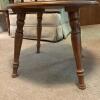 Round Two-Tier Wooden Side Table - 5
