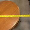 Round Two-Tier Wooden Side Table - 8