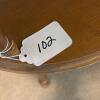 Round Two-Tier Wooden Side Table - 10