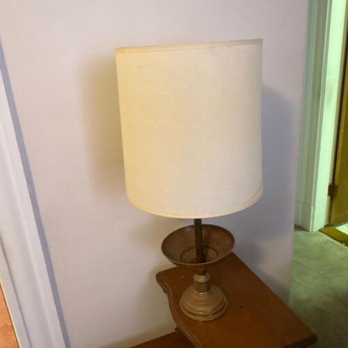 Vintage Brass Tone Table Lamp