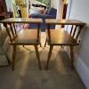 Pair of Two-Tier Step Wooden End Tables - 3