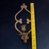 Pair of Solid Brass Handmade Wall Candle Sconces - 6