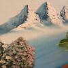 24&rdquo; x 20&rdquo; Framed Mountain Landscape Painting, Signed - 6