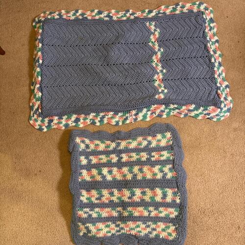 Pair of Crochet Pillow Cases