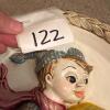 9.5" x 12" Oval Plaster Plaque Sledding Scene by B. Lewis - 7