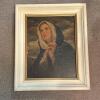 Framed Religious Print in Gilt-Edged White Frame