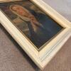 Framed Religious Print in Gilt-Edged White Frame - 3