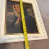 Framed Religious Print in Gilt-Edged White Frame - 6