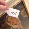 Framed Religious Print in Gilt-Edged White Frame - 7