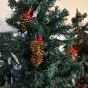 Trio of Artificial Tabletop Christmas Trees - 3