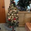 Trio of Artificial Tabletop Christmas Trees - 8