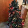 Trio of Artificial Tabletop Christmas Trees - 9