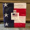 American Flag 90" x 45" with Cotton Embroidered Stars