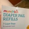 Munchkin Diaper Pails with Three Arm and Hammer Refills - 3