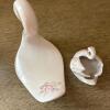 Pair of Swan Figurines - One Pfaltzgraff - 3