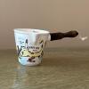 Cape Cod Souvenir Ceramic Measuring Cup with Wood Handle