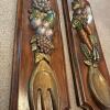 Pair of 5.25" x 19" Catskill Molds Wall Plaques - Country Kitchen Style - 5