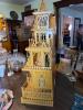 Large Handcrafted Wooden Cathedral Church Automaton Clock - 4