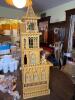 Large Handcrafted Wooden Cathedral Church Automaton Clock - 5