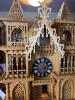 Large Handcrafted Wooden Cathedral Church Automaton Clock - 7