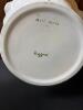 Two Milk Glass Compotes, Ruffled Edge - 4
