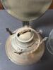 Wall-Mount Metal and Glass Oil Lamp - 4