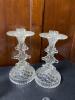 Mixed Clear Glass Candle Holders, Oil Lamp Chimney & Bottle - 2