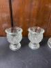 Mixed Clear Glass Candle Holders, Oil Lamp Chimney & Bottle - 3