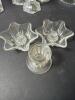 Mixed Clear Glass Candle Holders, Oil Lamp Chimney & Bottle - 5