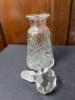Mixed Clear Glass Candle Holders, Oil Lamp Chimney & Bottle - 9