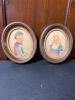 Two Oval Framed Prints, Children