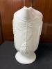 White Milk Glass Grape Motif Tumblers with Pedestal Pitcher - 9